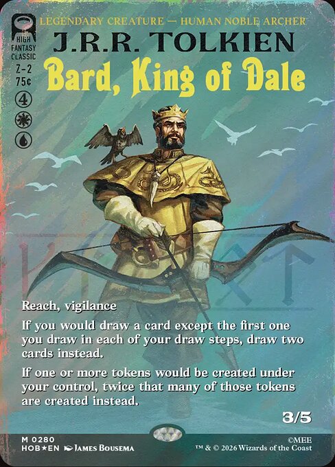 The Hobbit - 280 - Bard, King of Dale - Mythic - Surge Foil