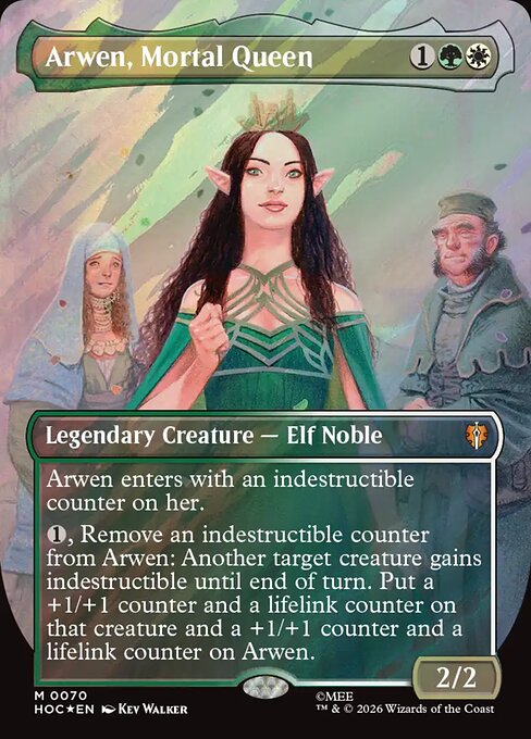 The Hobbit Eternal - 70 - Arwen, Mortal Queen - Mythic - Surge Foil