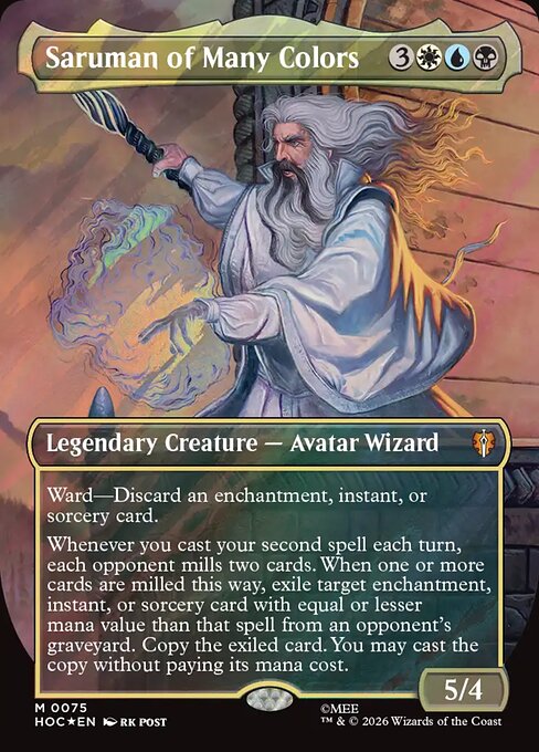 The Hobbit Eternal - 75 - Saruman of Many Colors - Mythic - Surge Foil