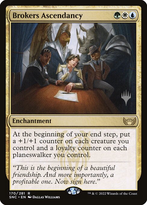 Streets of New Capenna Promos - 170p - Brokers Ascendancy - Rare - Foil