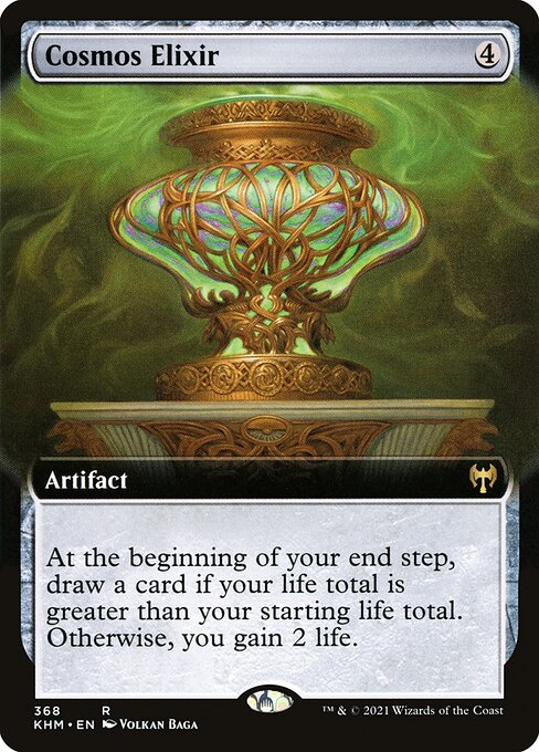 Kaldheim - 368 - Cosmos Elixir - Rare - Extended Art Foil