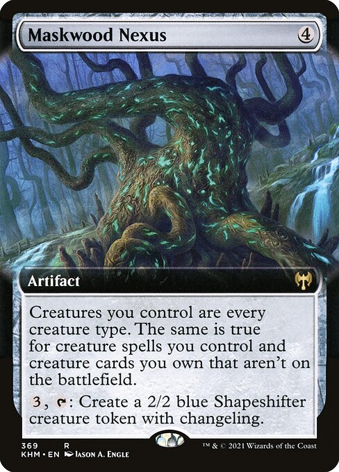 Kaldheim - 369 - Maskwood Nexus - Rare - Extended Art Foil