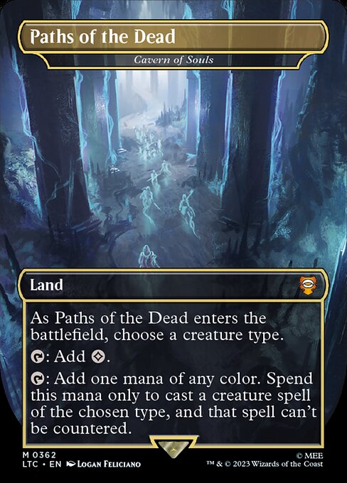 Tales of Middle-earth Commander - 362 - Cavern of Souls - Mythic - Borderless Foil