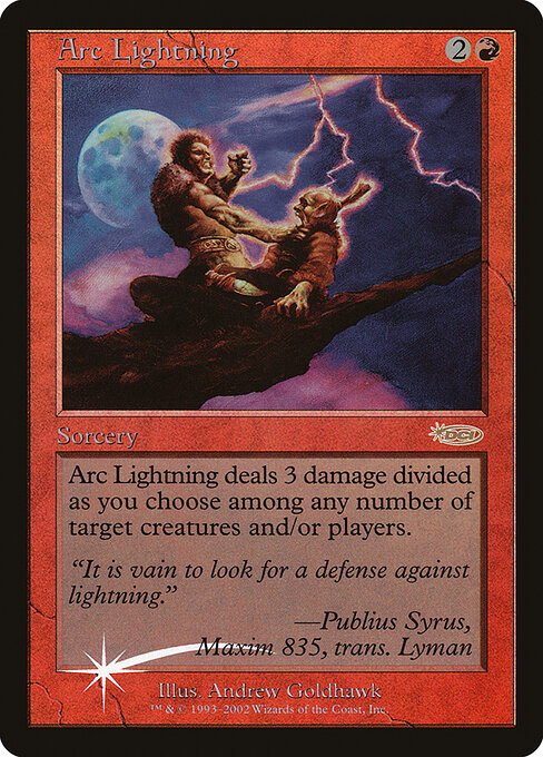 Arena League 2002 - 3 - Arc Lightning - Rare - Foil