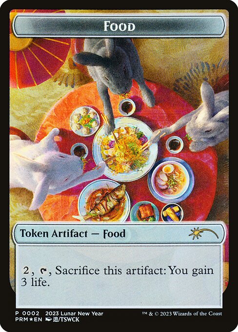 Year of the Rabbit 2023 - 2 - Food - Rare - Foil