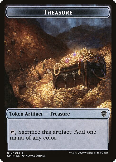 Commander Legends Tokens - 12 - Treasure - Common - Foil