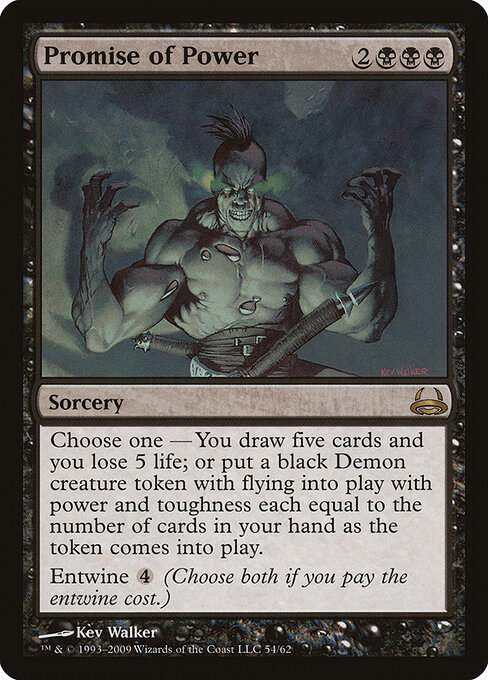 Duel Decks: Divine vs. Demonic - 54 - Promise of Power - Rare