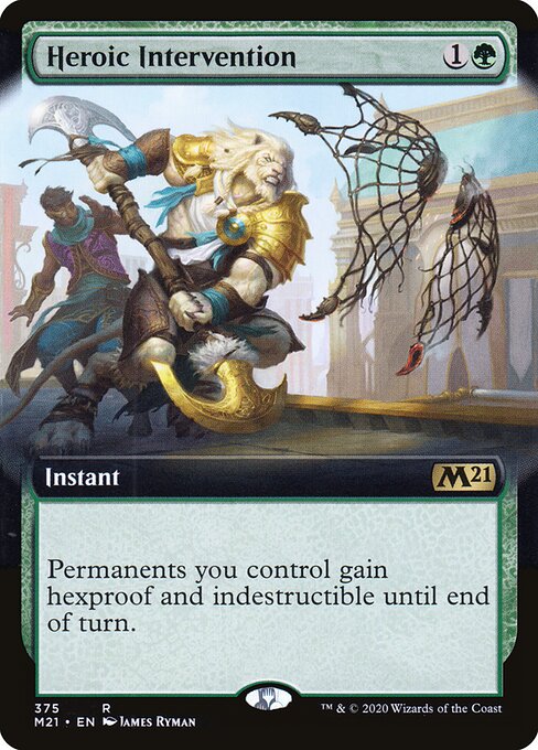 Core Set 2021 - 375 - Heroic Intervention - Rare