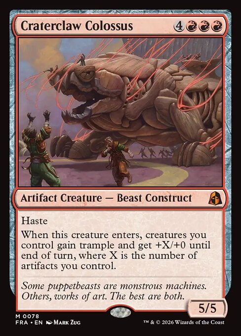 Reality Fracture - 78 - Craterclaw Colossus - Mythic