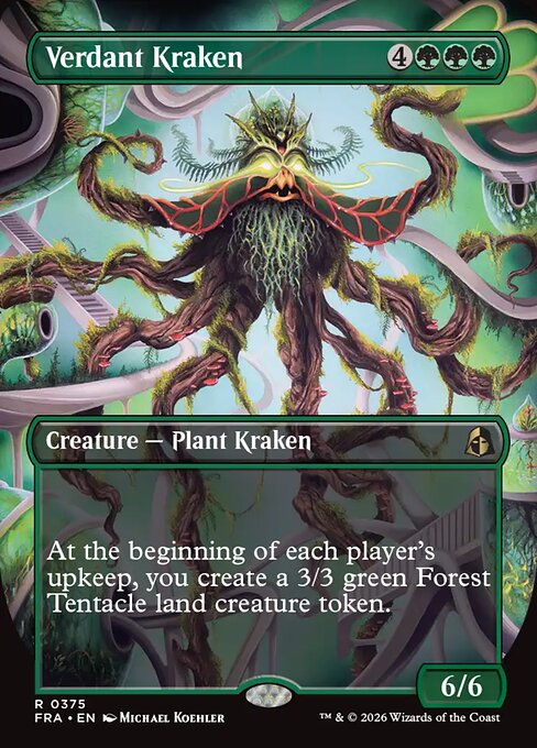 Reality Fracture - 375 - Verdant Kraken - Rare