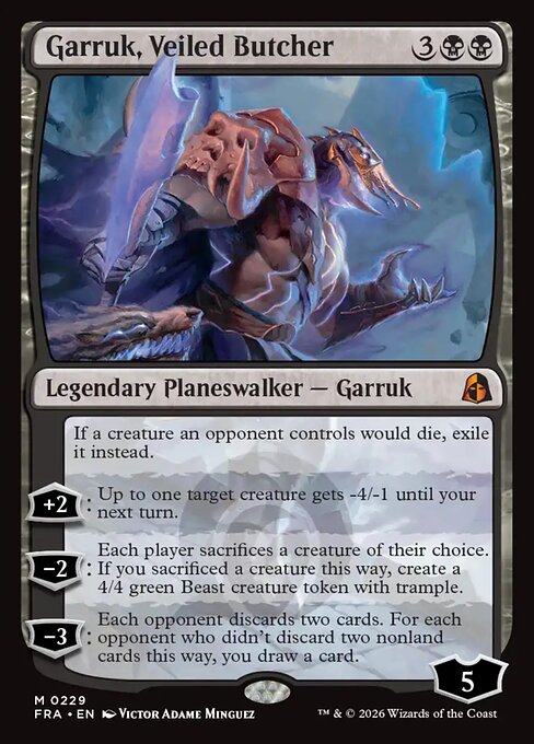 Reality Fracture - 229 - Garruk, Veiled Butcher - Mythic