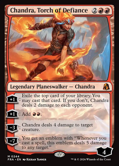 Reality Fracture - 244 - Chandra, Torch of Defiance - Mythic