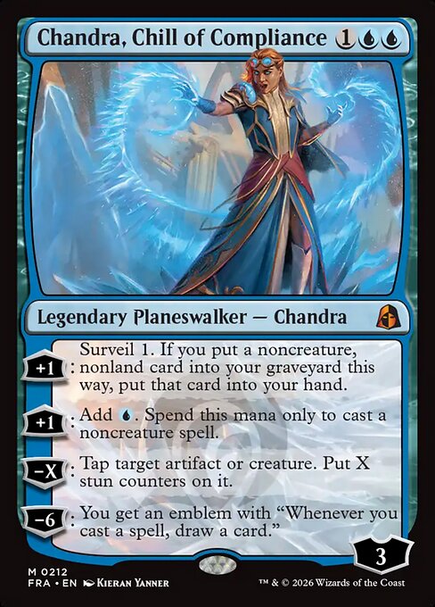 Reality Fracture - 212 - Chandra, Chill of Compliance - Mythic
