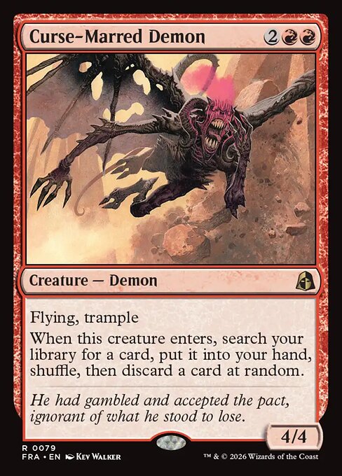 Reality Fracture - 79 - Curse-Marred Demon - Rare
