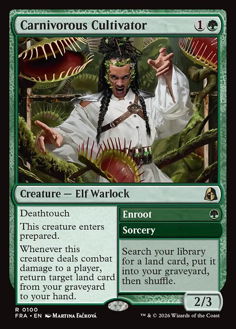 Reality Fracture - 100 - Carnivorous Cultivator // Enroot - Rare