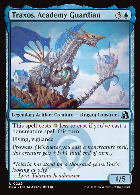 Reality Fracture - 222 - Traxos, Academy Guardian - Uncommon