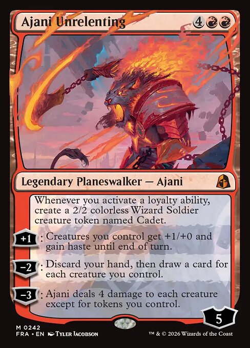Reality Fracture - 242 - Ajani Unrelenting - Mythic