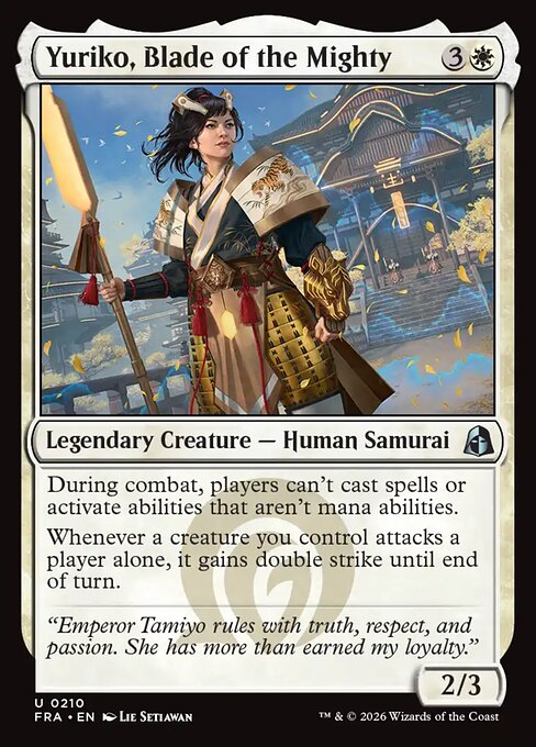 Reality Fracture - 210 - Yuriko, Blade of the Mighty - Uncommon