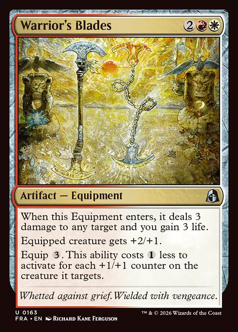 Reality Fracture - 163 - Warrior's Blades - Uncommon