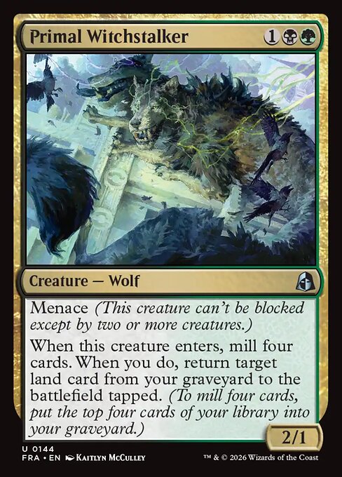 Reality Fracture - 144 - Primal Witchstalker - Uncommon