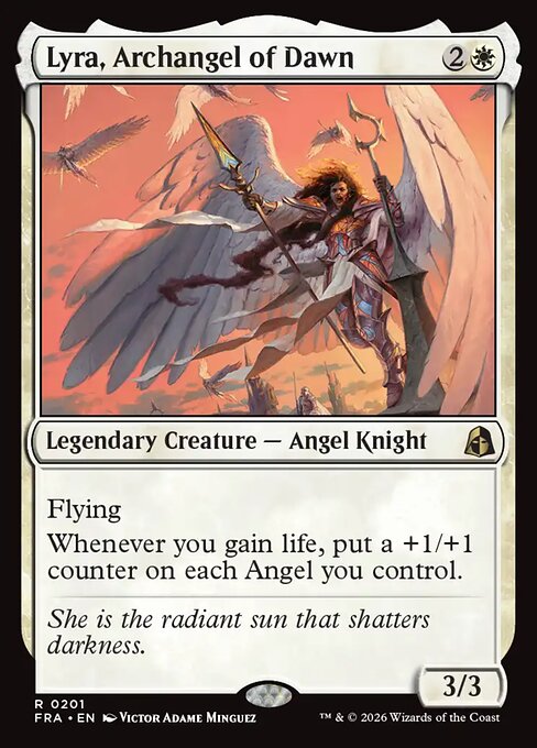Reality Fracture - 201 - Lyra, Archangel of Dawn - Rare