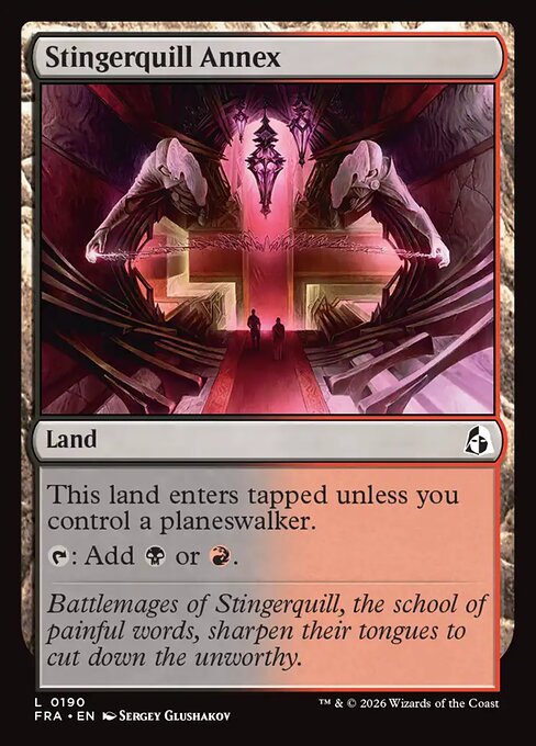 Reality Fracture - 190 - Stingerquill Annex - Common