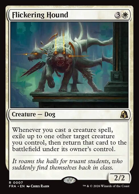 Reality Fracture - 7 - Flickering Hound - Rare