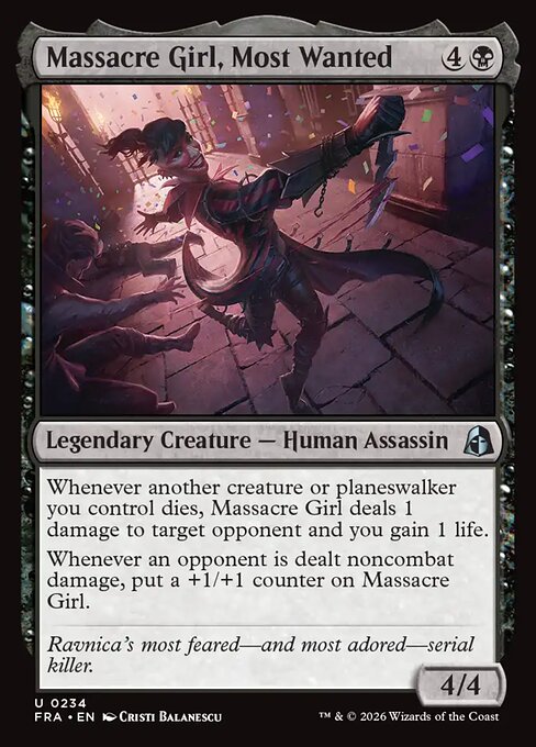 Reality Fracture - 234 - Massacre Girl, Most Wanted - Uncommon