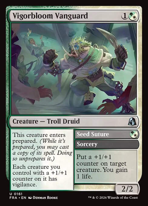 Reality Fracture - 161 - Vigorbloom Vanguard // Seed Suture - Uncommon
