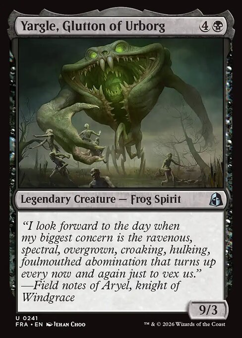 Reality Fracture - 241 - Yargle, Glutton of Urborg - Uncommon