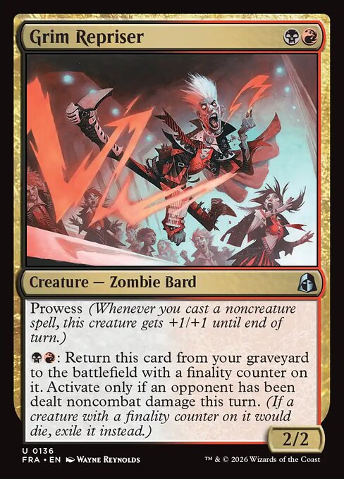 Reality Fracture - 136 - Grim Repriser - Uncommon