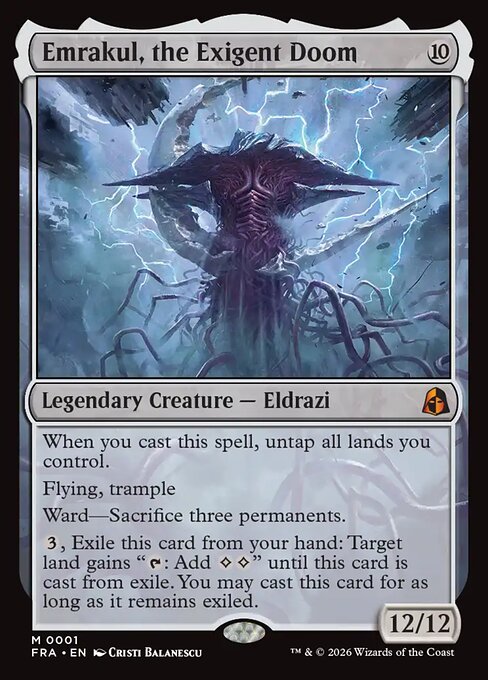 Reality Fracture - 1 - Emrakul, the Exigent Doom - Mythic