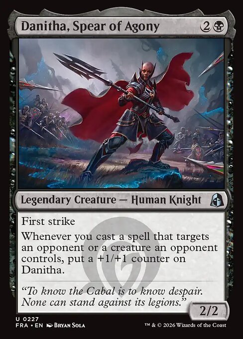 Reality Fracture - 227 - Danitha, Spear of Agony - Uncommon