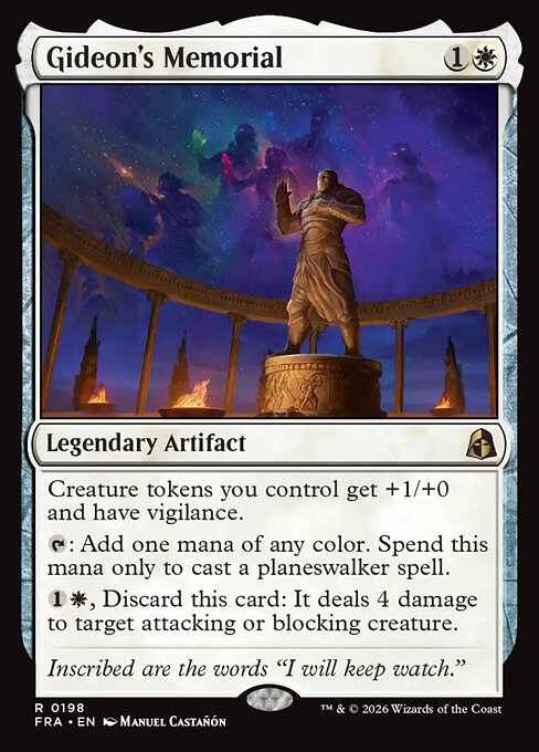 Reality Fracture - 198 - Gideon's Memorial - Rare