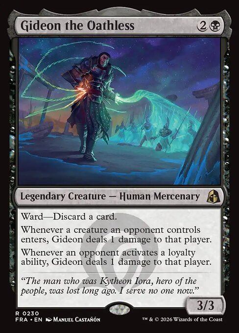 Reality Fracture - 230 - Gideon the Oathless - Rare