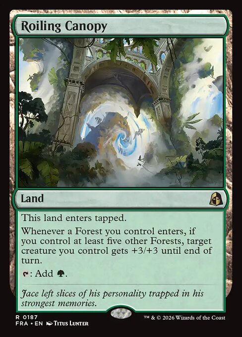 Reality Fracture - 187 - Roiling Canopy - Rare - Foil