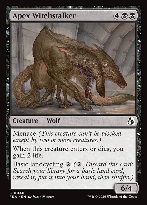 Reality Fracture - 48 - Apex Witchstalker - Common - Foil
