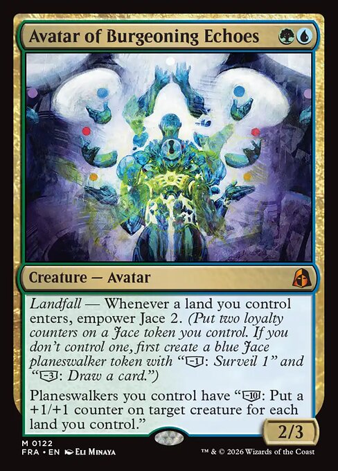 Reality Fracture - 122 - Avatar of Burgeoning Echoes - Mythic - Foil