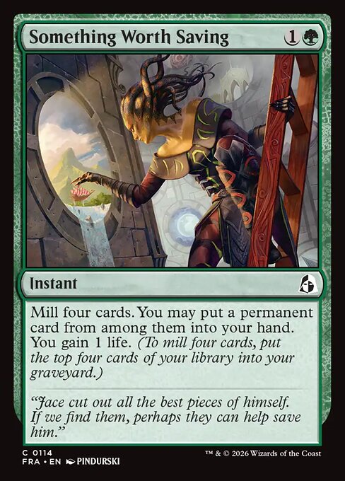 Reality Fracture - 114 - Something Worth Saving - Common - Foil