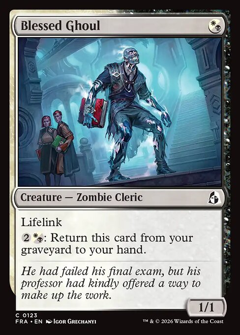 Reality Fracture - 123 - Blessed Ghoul - Common - Foil