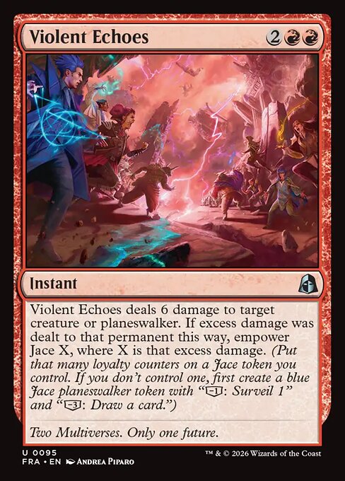 Reality Fracture - 95 - Violent Echoes - Uncommon - Foil