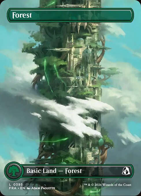 Reality Fracture - 395 - Forest - Common - Borderless Foil
