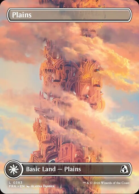 Reality Fracture - 383 - Plains - Common - Borderless Foil