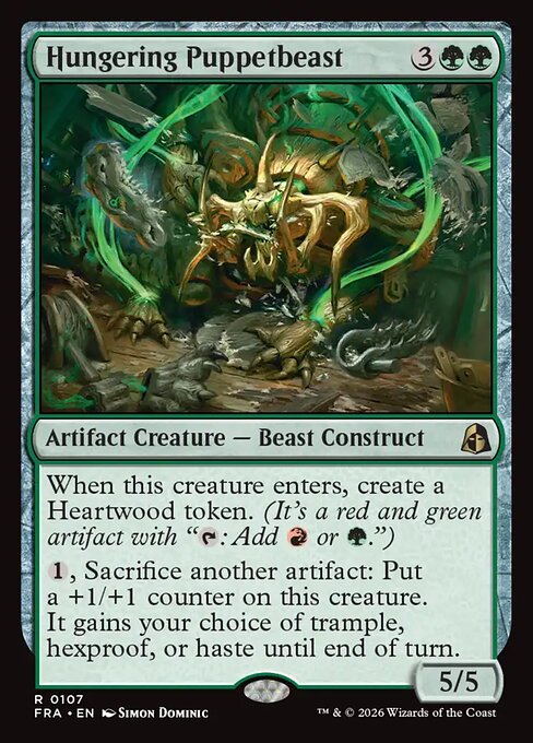 Reality Fracture - 107 - Hungering Puppetbeast - Rare - Foil