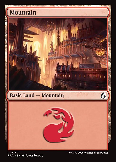 Reality Fracture - 287 - Mountain - Common - Foil