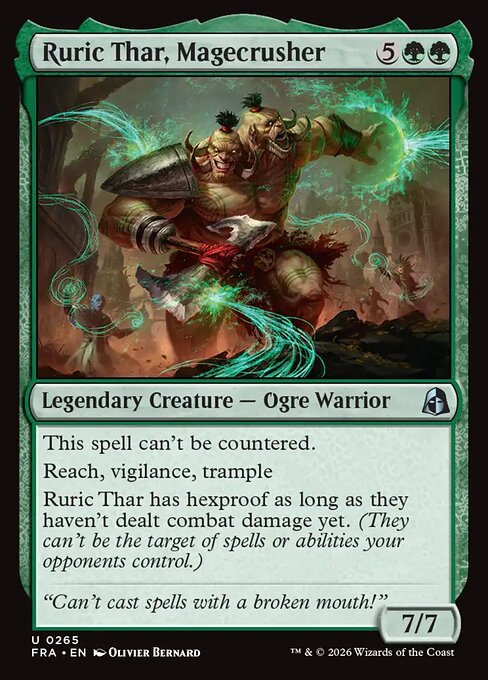 Reality Fracture - 265 - Ruric Thar, Magecrusher - Uncommon - Foil