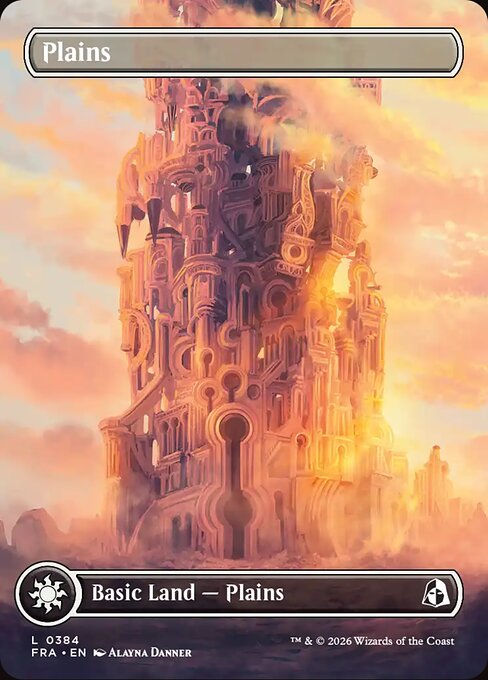 Reality Fracture - 384 - Plains - Common - Borderless Foil