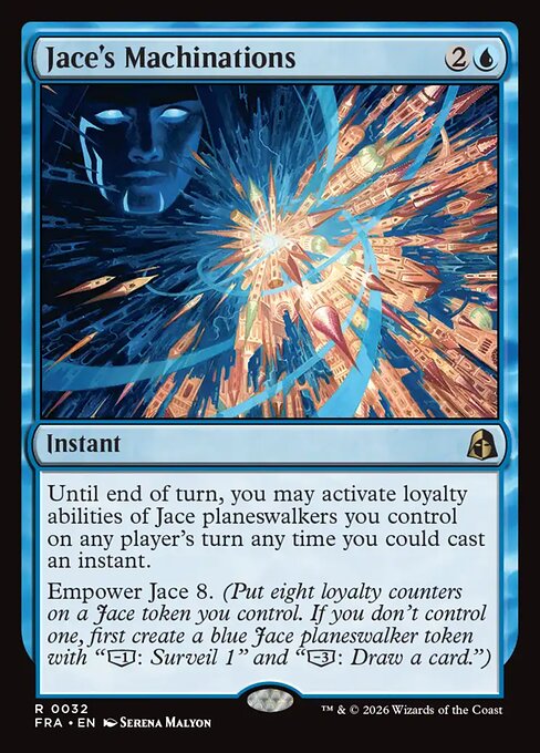 Reality Fracture - 32 - Jace's Machinations - Rare - Foil