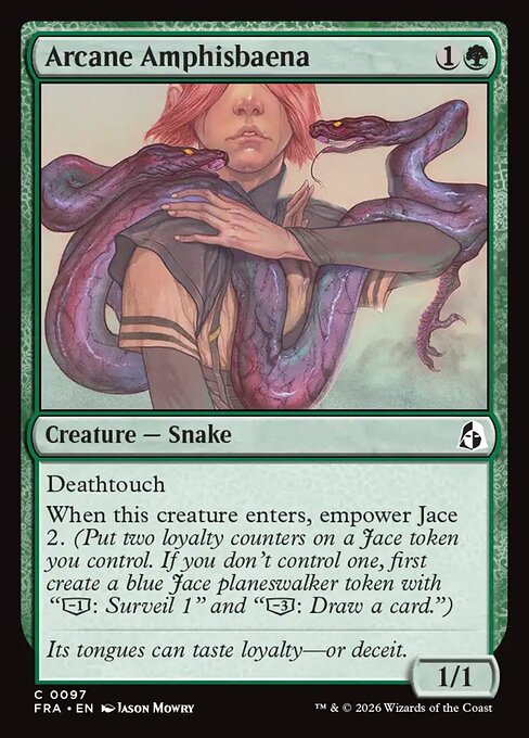 Reality Fracture - 97 - Arcane Amphisbaena - Common - Foil