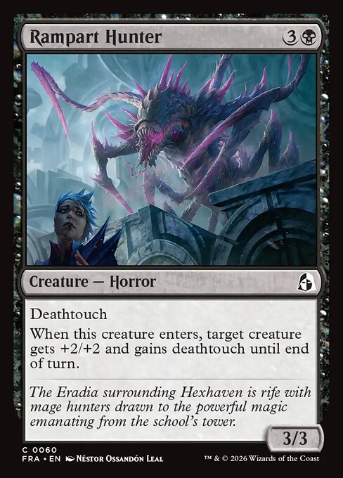 Reality Fracture - 60 - Rampart Hunter - Common - Foil